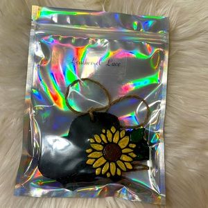 Sunflower hat car Freshie